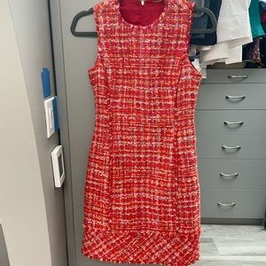 Elie Tahari Andrea Sleeveless Tweed Dress size 0